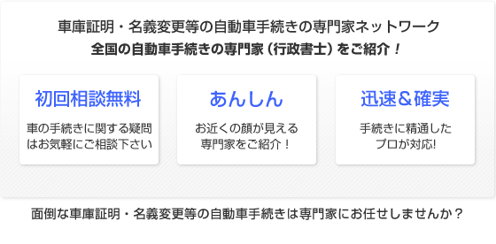 自動車手続き全国マップとは？